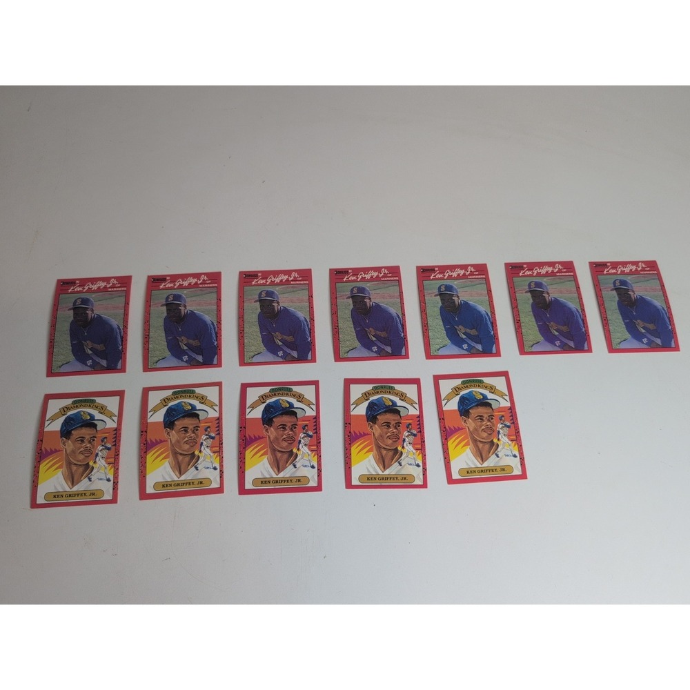 Lot Of 13 Ken Griffey Jr 1990 Donruss Baseball Cards # 4 & 365